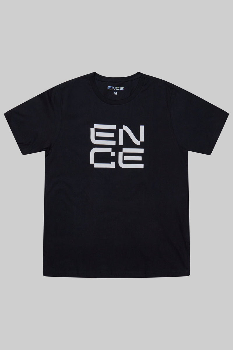 ENCE Square Short Sleeve T-Shirt Black