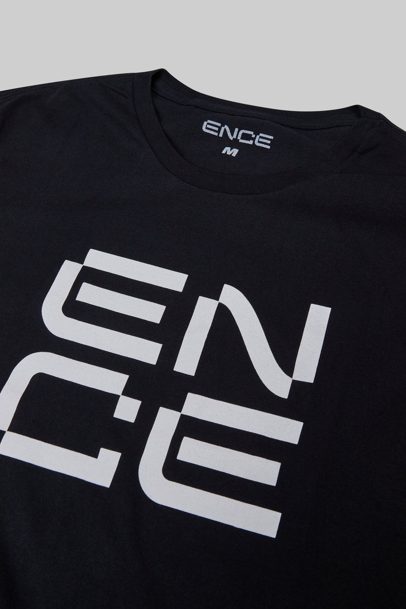 ENCE Square Short Sleeve T-Shirt Black