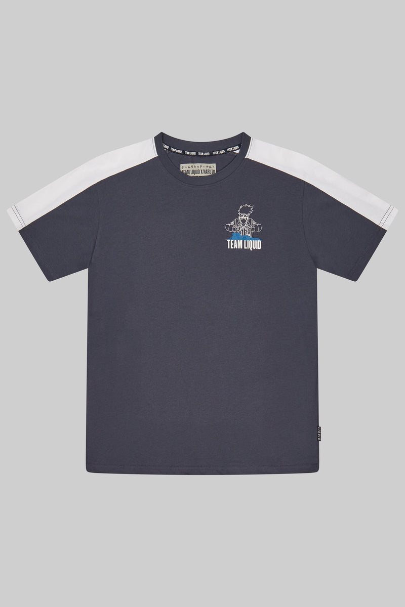 Team Liquid Naruto 20Y Kakashi Short Sleeve T-Shirt Black