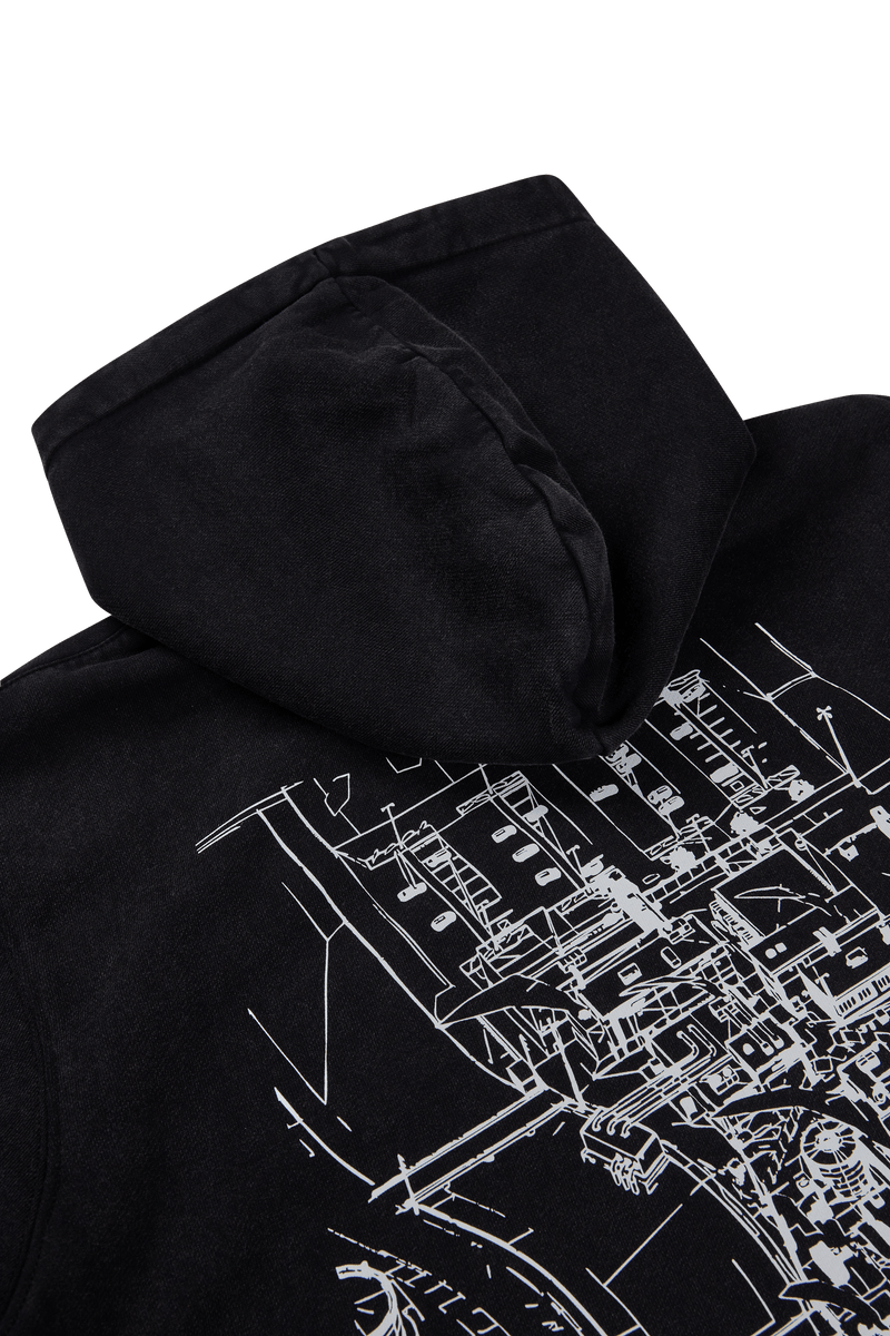 CS de_nuke Pullover Hoodie Black