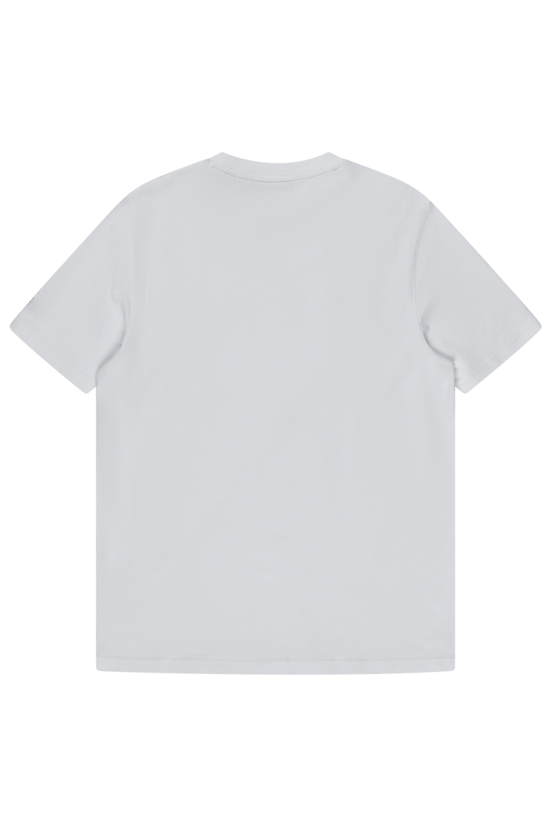 Weißes Kurzarm-T-Shirt mit CS-Logo