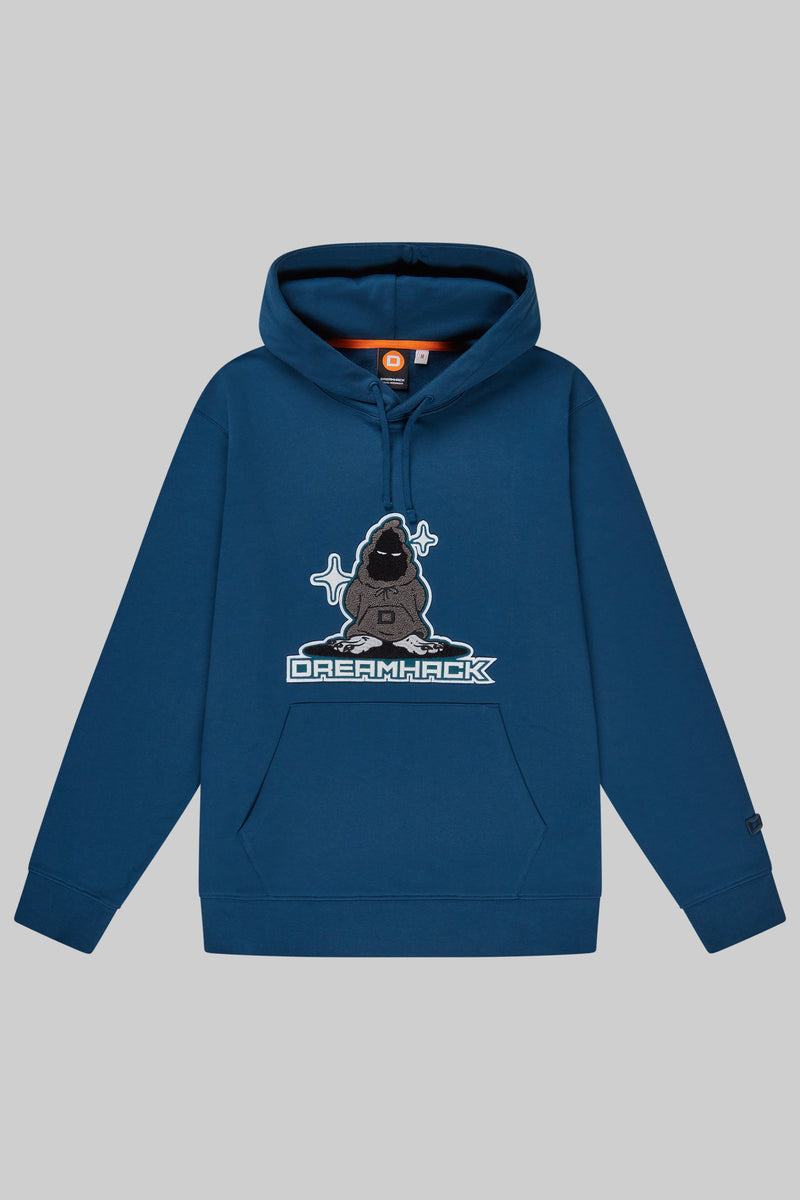 DreamHack Pixel Grind Patch Pullover Hoodie Blue