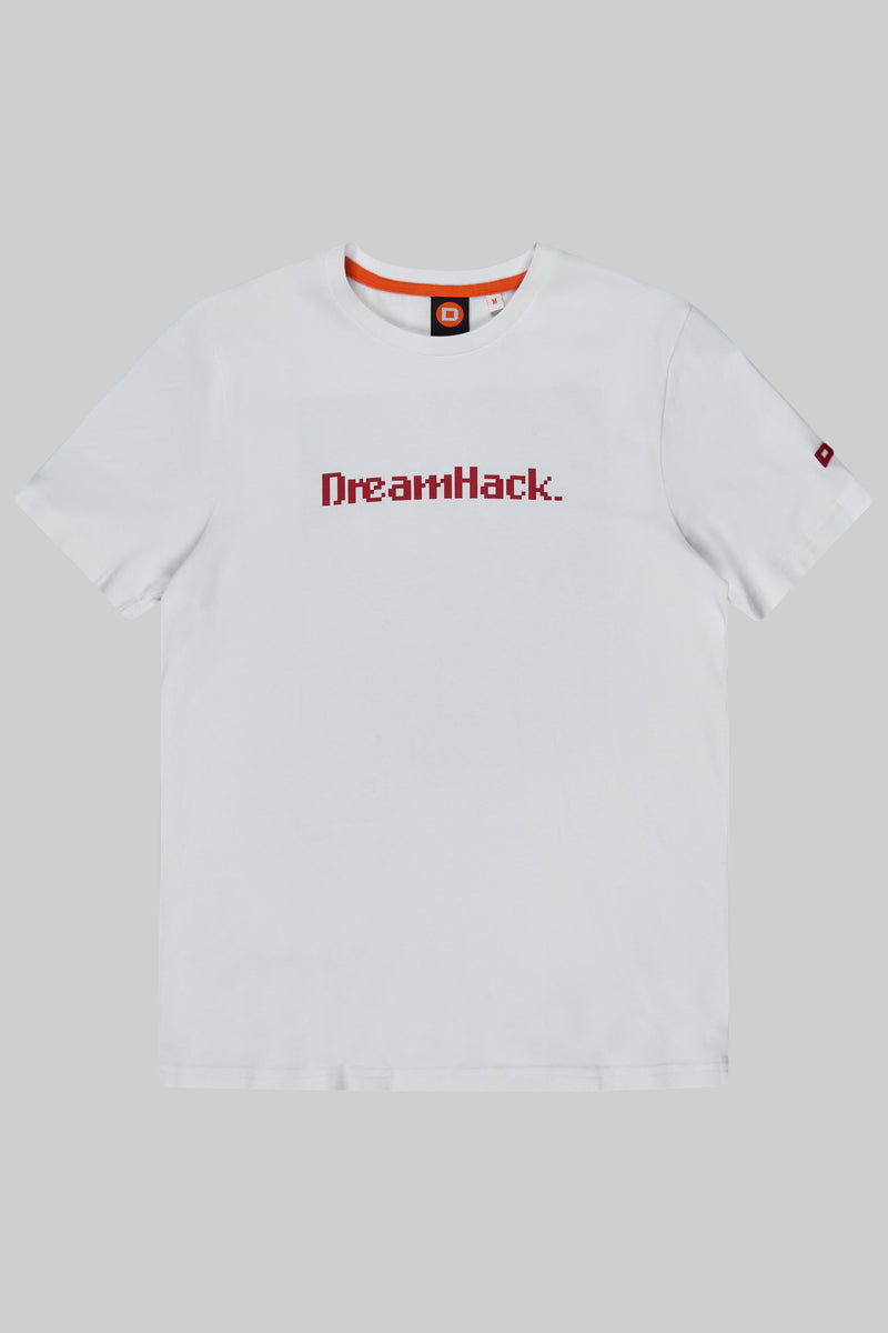 DreamHack Pixel Grind Logo Short Sleeve T-Shirt White