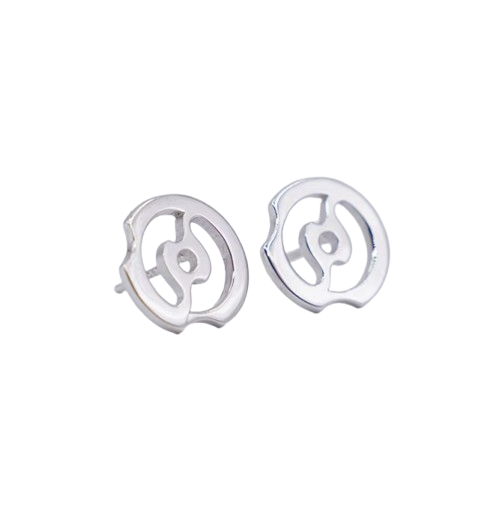 Dota 2 Commemorative Earrings Silver