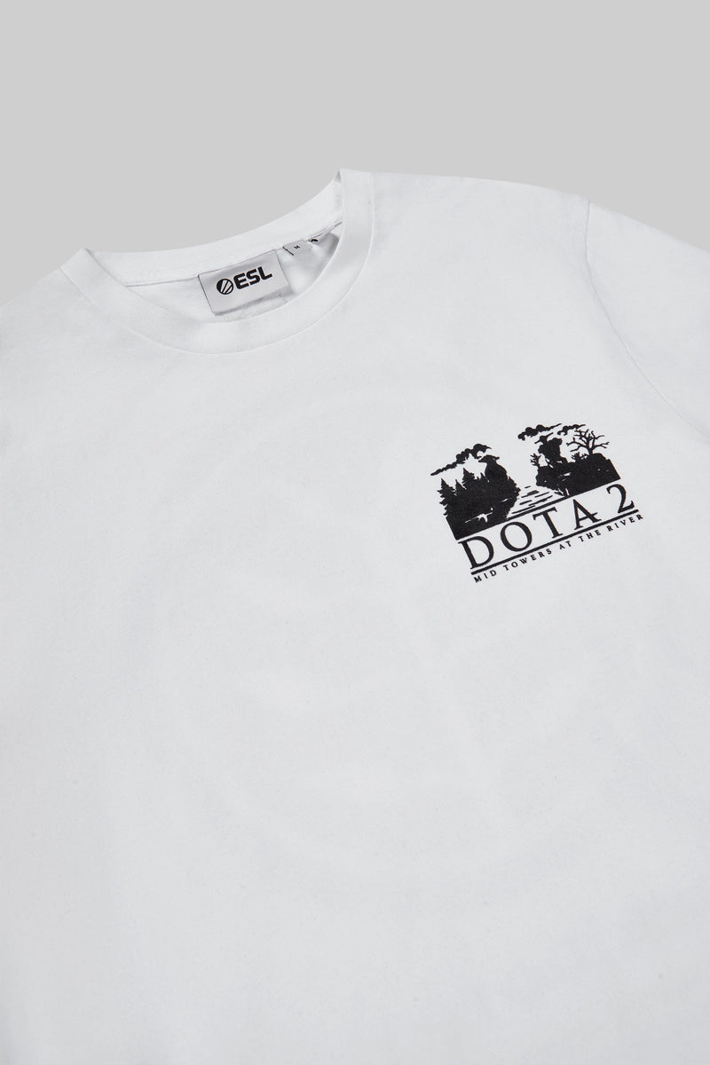 Dota 2 Talent Tree Short Sleeve T-Shirt White