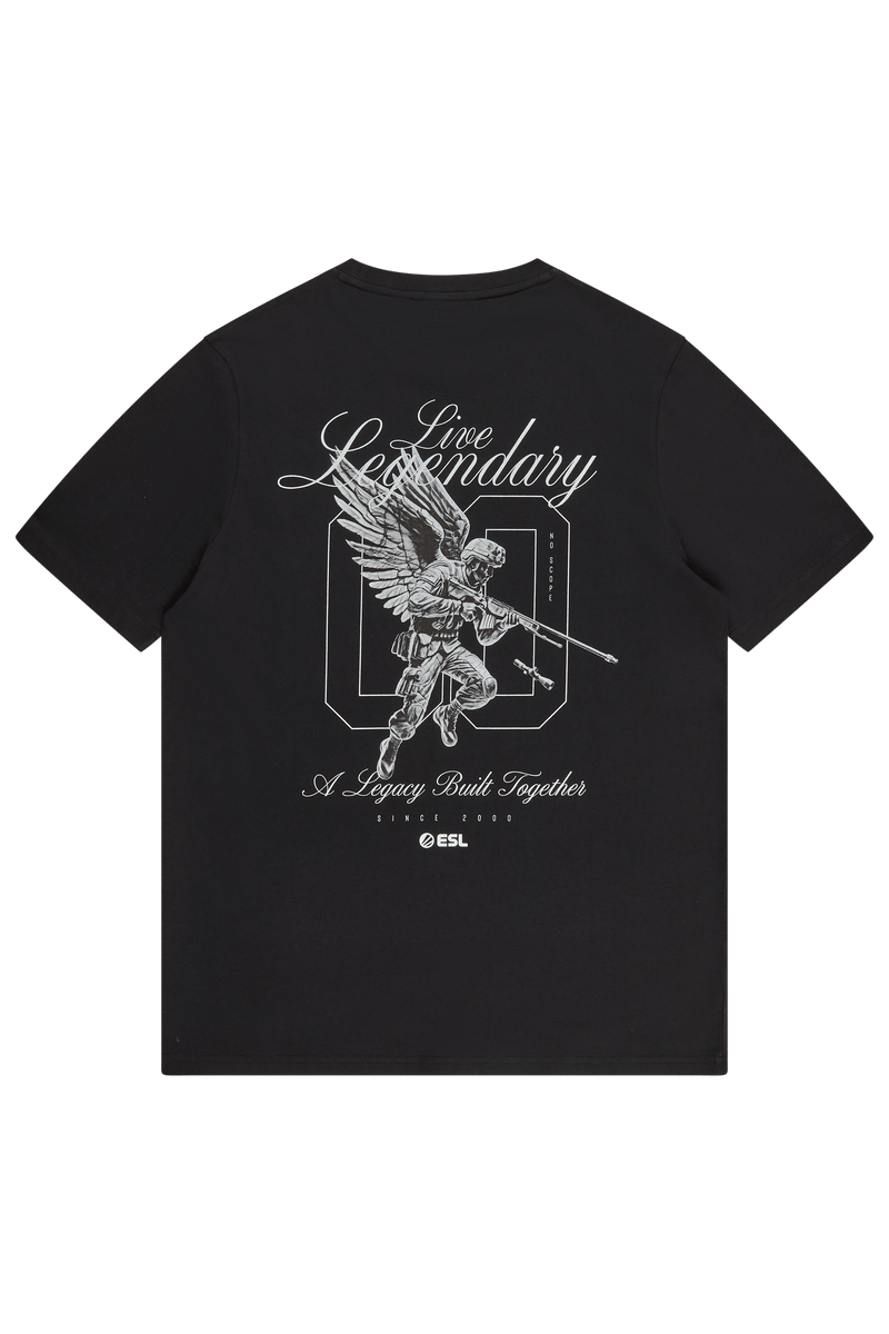 ESL Live Legendary No Scope Short Sleeve T-Shirt Black