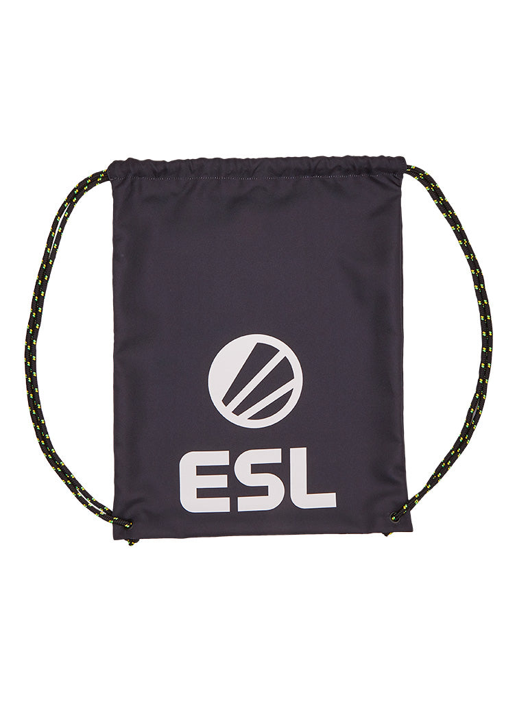 ESL Classic Drawstring Gym Bag Black