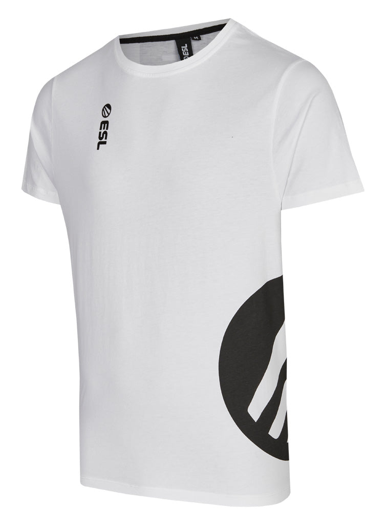 ESL Local Hero Katowice Short Sleeve T-Shirt Stripe White