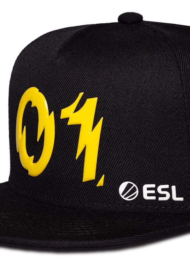 ESL Snapback Cap Black