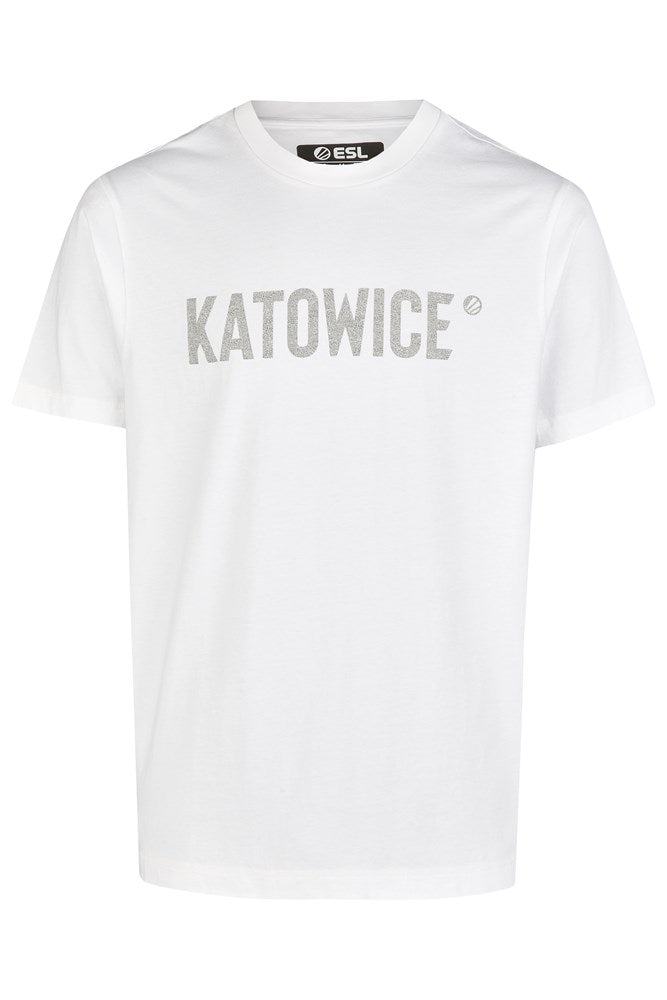 ESL Local Hero Katowice Short Sleeve T-Shirt White
