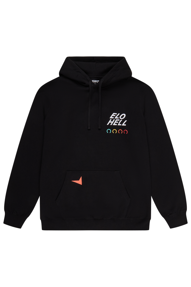 FACEIT Elo Hell Pullover Hoodie Black