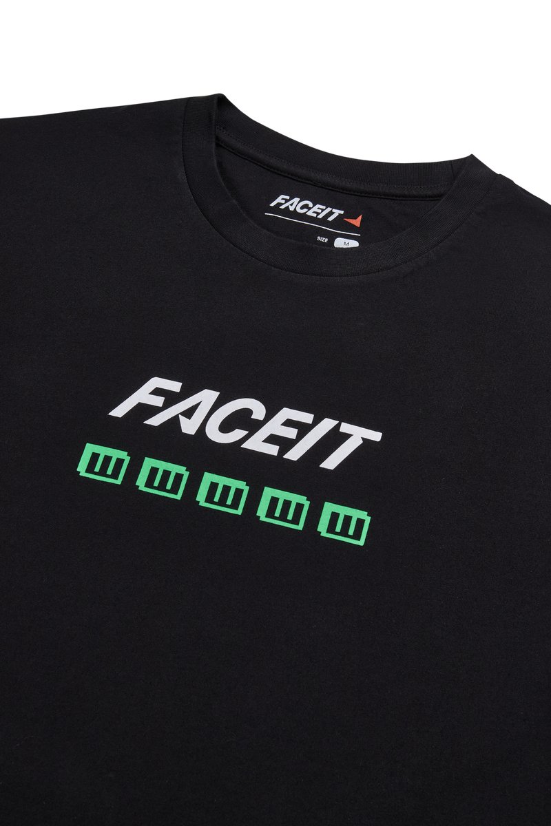 FACEIT Win Streak Short Sleeve T-Shirt Black