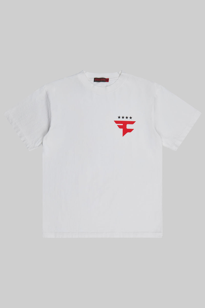 Faze Clan Pocket Logo Short Sleeve T-Shirt White