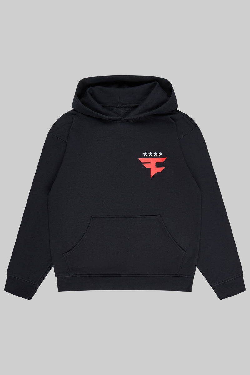 Faze Clan Pocket Logo Pullover Hoodie Schwarz