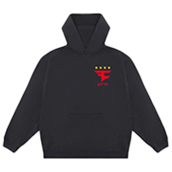Faze Clan Pocket Logo Pullover Hoodie Schwarz
