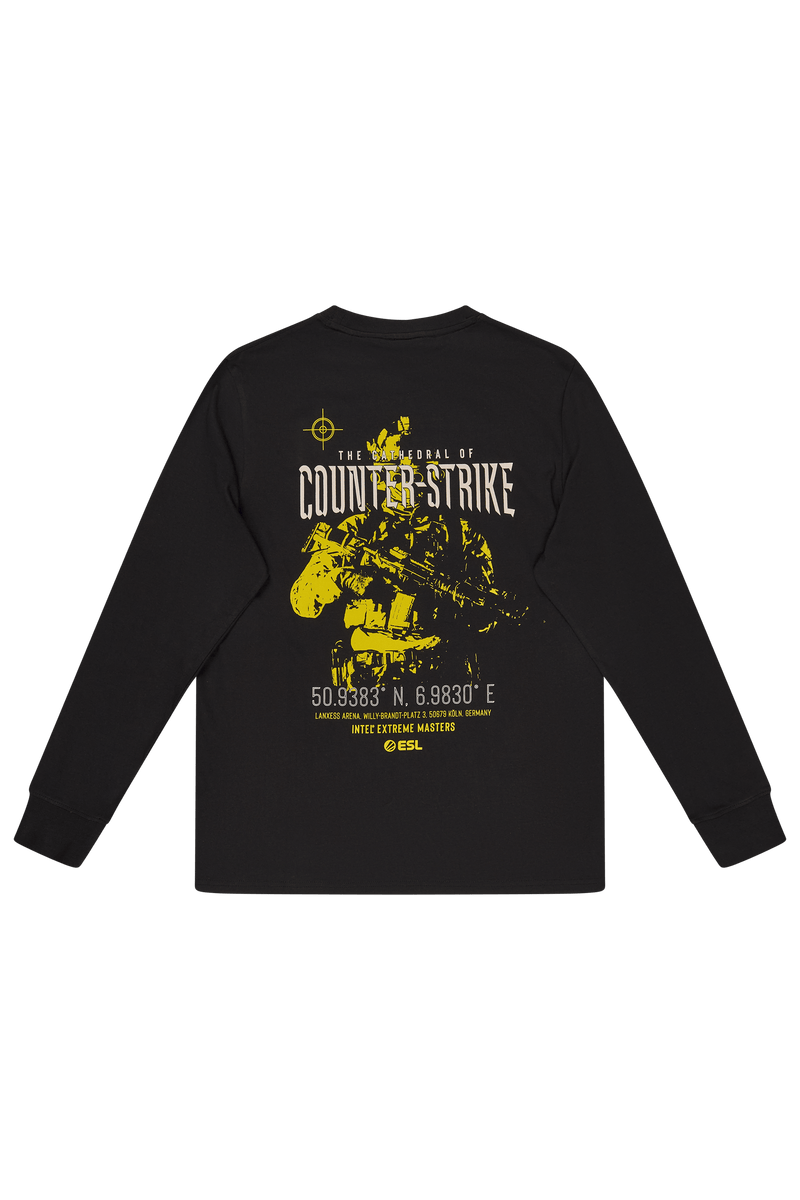 IEM Cologne 2025 Long Sleeve T-Shirt Black – ESL Shop