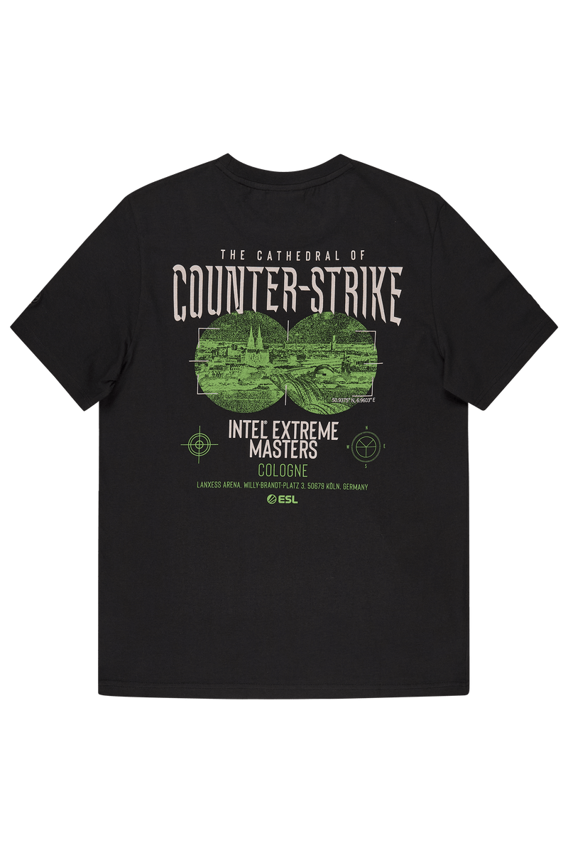 IEM Cologne 2025 Event Kurzarm-T-Shirt Schwarz