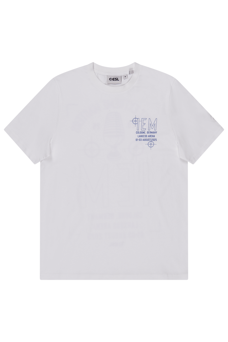 IEM Cologne 2025 Short Sleeve T-Shirt White
