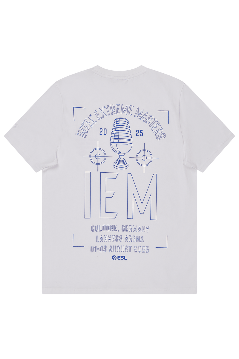 IEM Cologne 2025 Short Sleeve T-Shirt White