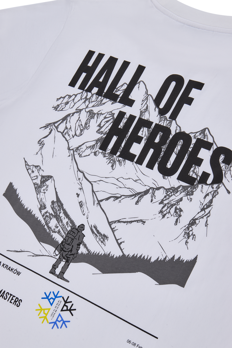 IEM Krakau 2026 Ascent Kurzarm-T-Shirt Weiß