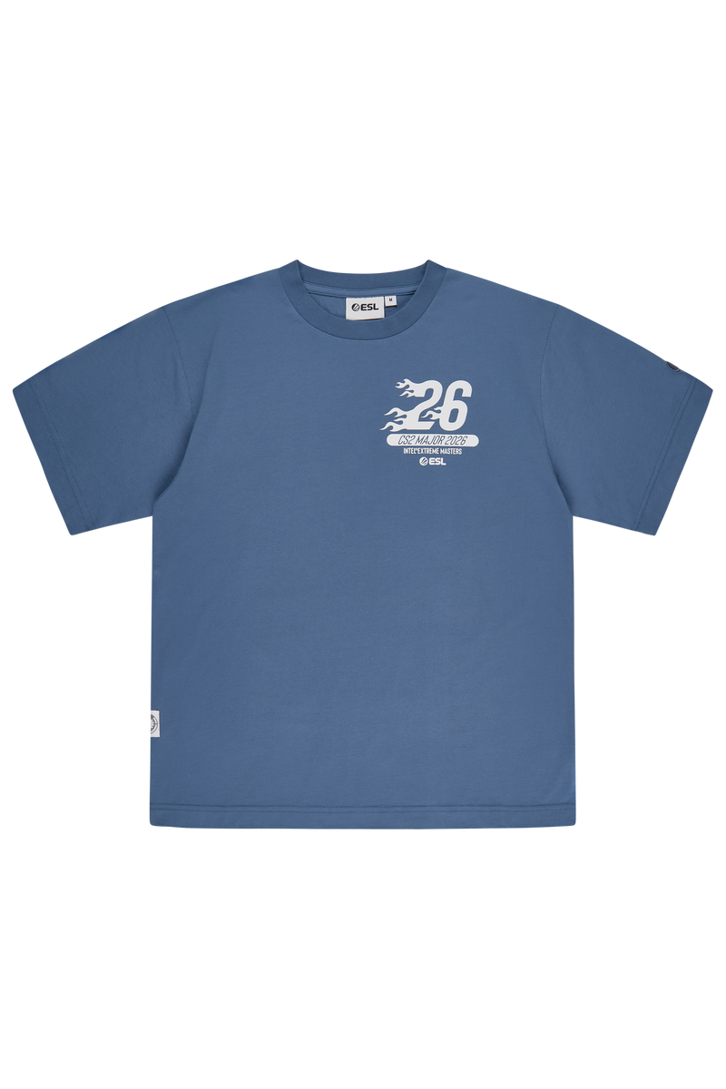 IEM Cologne 2026 Cup Short Sleeve T-Shirt Dusty Blue