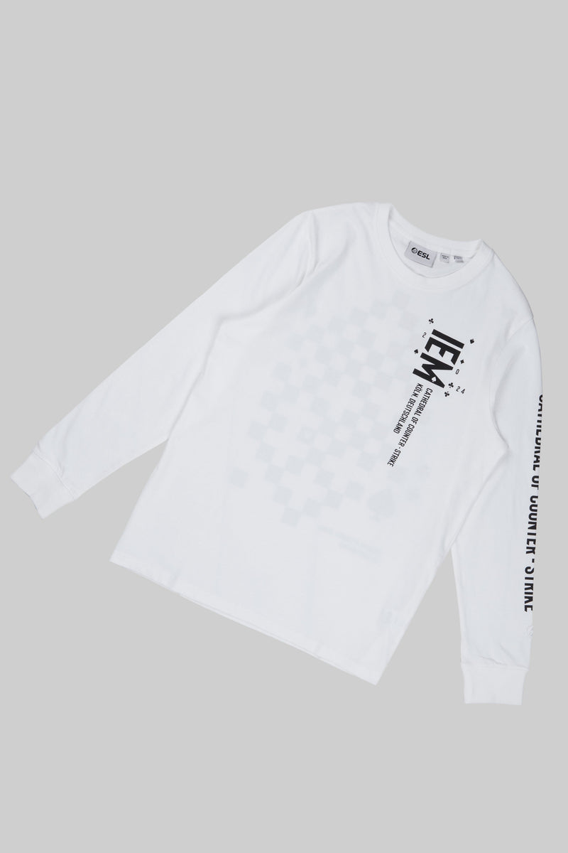 IEM Cologne 2024 Long Sleeve T-Shirt White