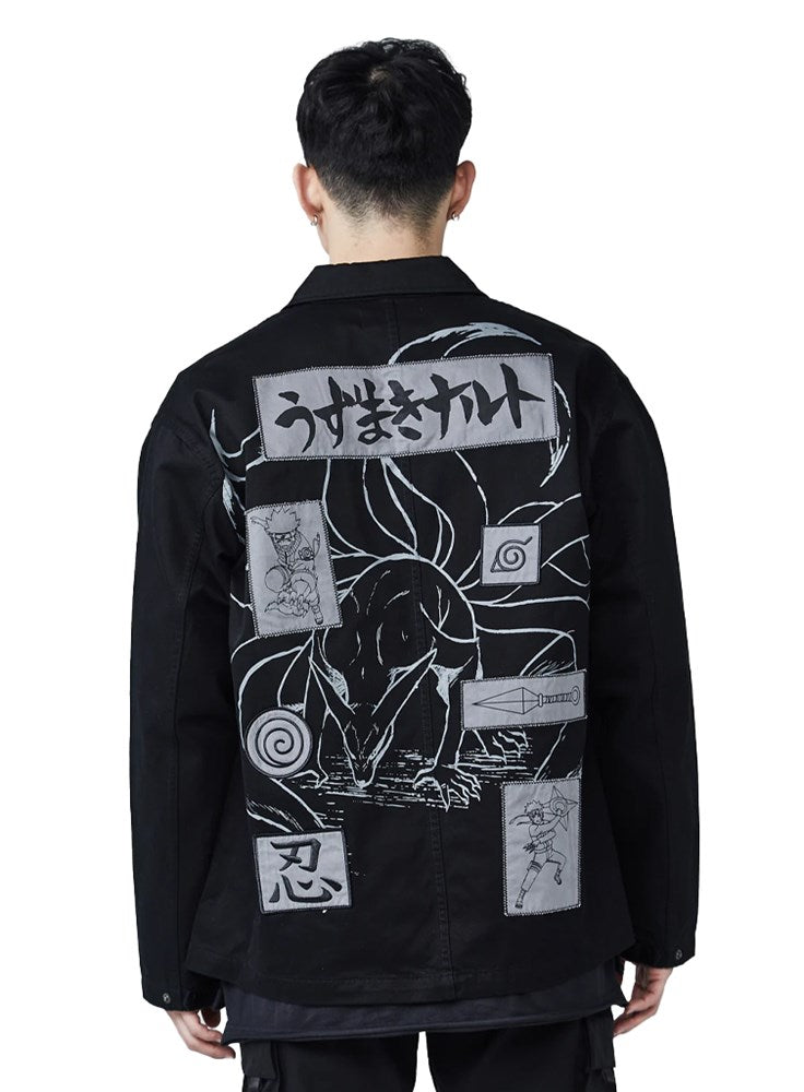 Team Liquid Naruto Twill Jacket Black