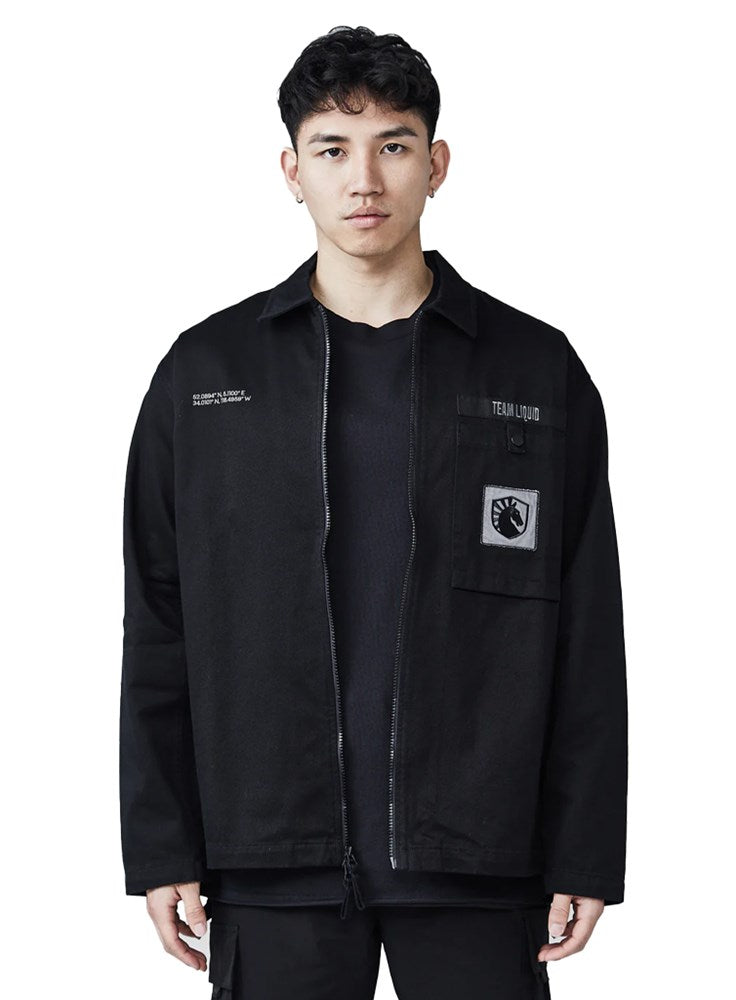 Team Liquid Naruto Twill Jacket Black