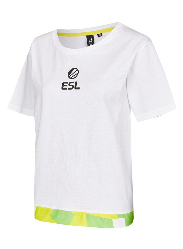 ESL Classic Boxy Fit Short Sleeve T-Shirt White