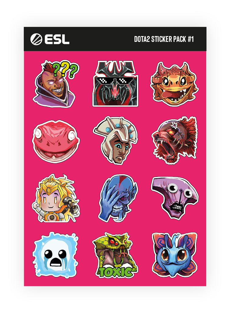 ESL Dota 2 Sticker Pack