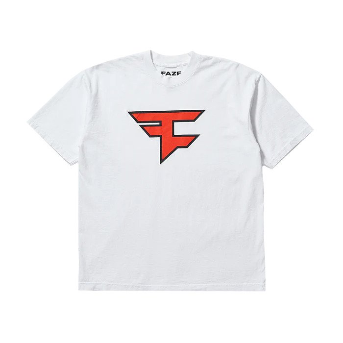 Faze Clan Logo Short Sleeve T-Shirt White