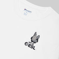 ESL x Champion Patch Short Sleeve T-Shirt White