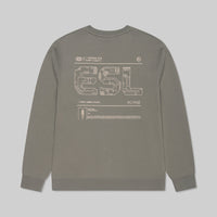 ESL Unsung Heroes Map Sweatshirt Pewter