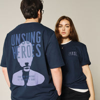 ESL Unsung Heroes Graphic Short Sleeve T-Shirt Ink