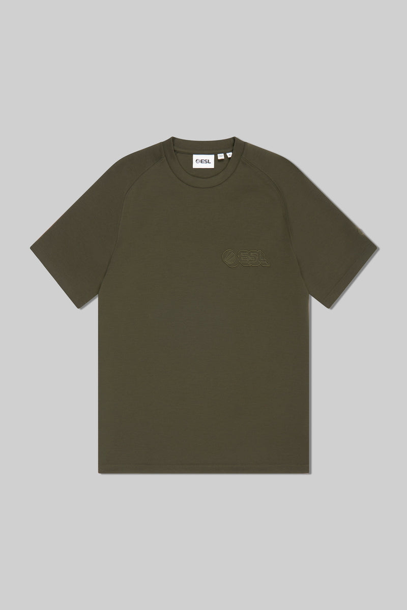 ESL Crosshairs Short Sleeve T-Shirt Moss