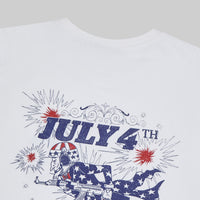 4th July Sleeveless T-Shirt White