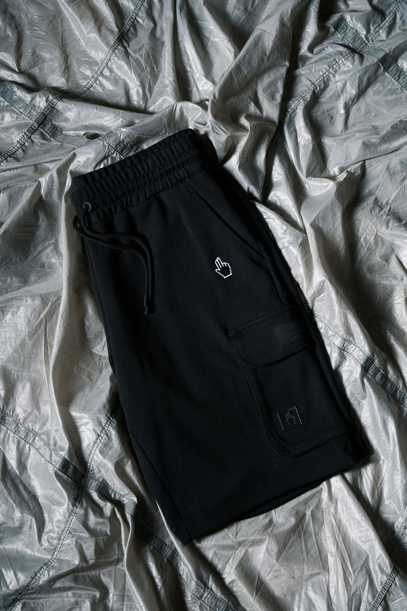 BASEMENT DWE//ER Cargo-Shorts Schwarz 
