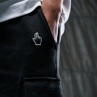 BASEMENT DWE//ER Cargo-Shorts Schwarz 