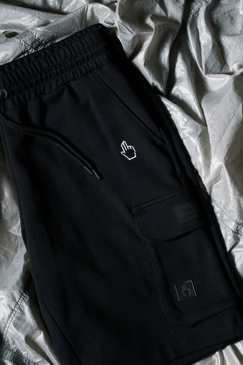 BASEMENT DWE//ER Cargo-Shorts Schwarz 