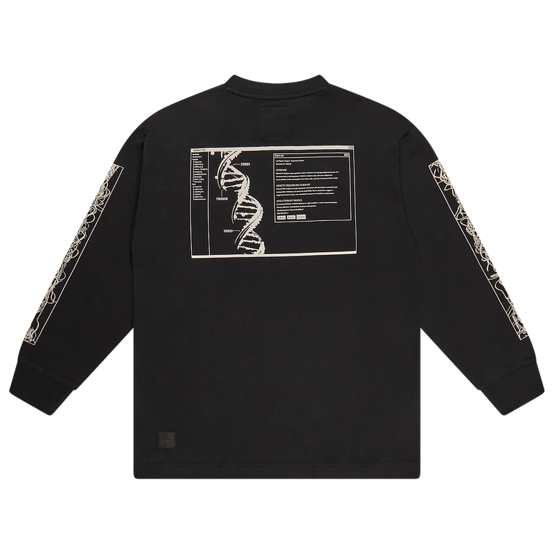 BASEMENT DWE//ER Cable Long Sleeve T-Shirt Black