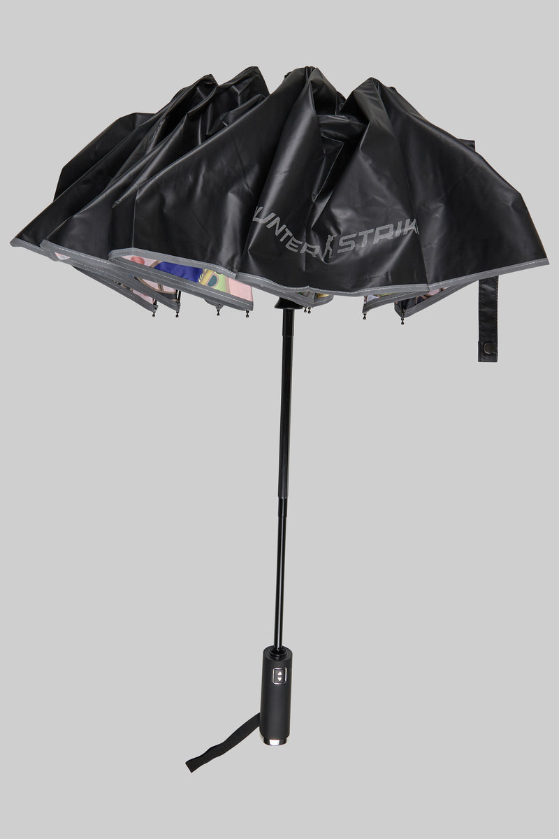 CS Cute Agent Regenschirm Schwarz