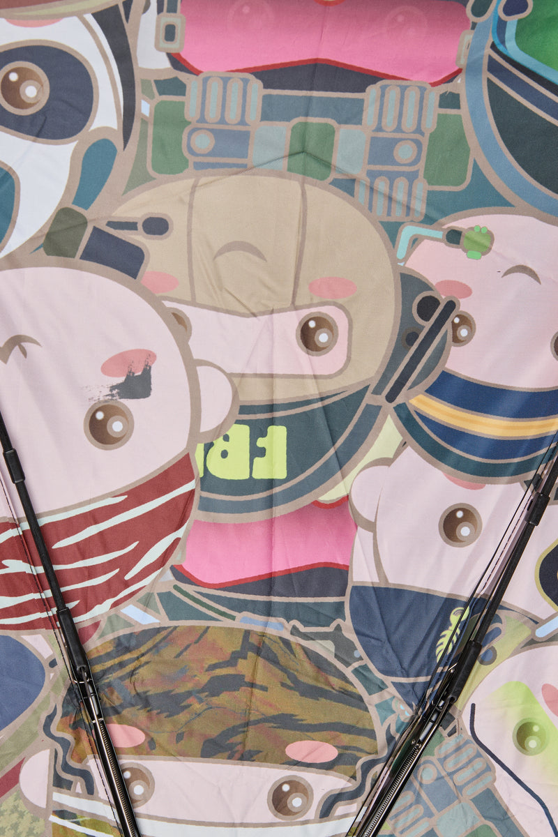 CS Cute Agent Regenschirm Schwarz