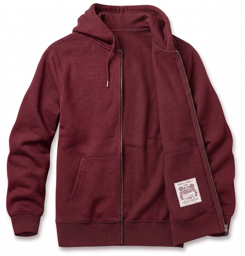 CS Rezan Pullover Hoodie Burgundy