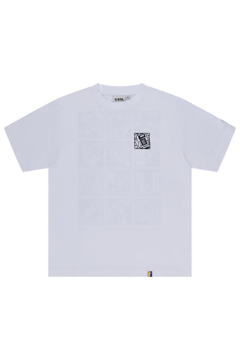 CS Comic Short Sleeve T-Shirt White