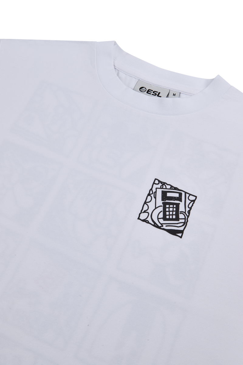 CS Comic Short Sleeve T-Shirt White