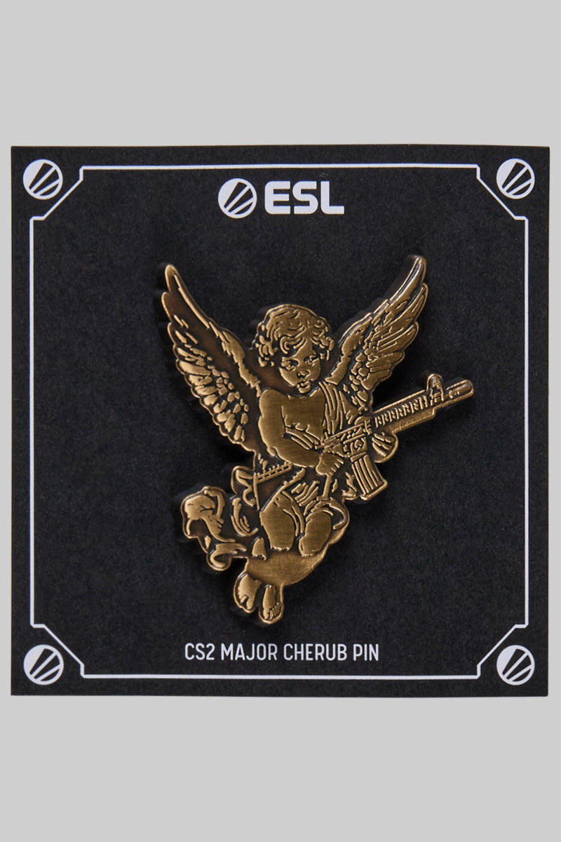 CS Major Cherub Pin Gold