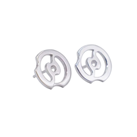Dota 2 Commemorative Earrings Silver