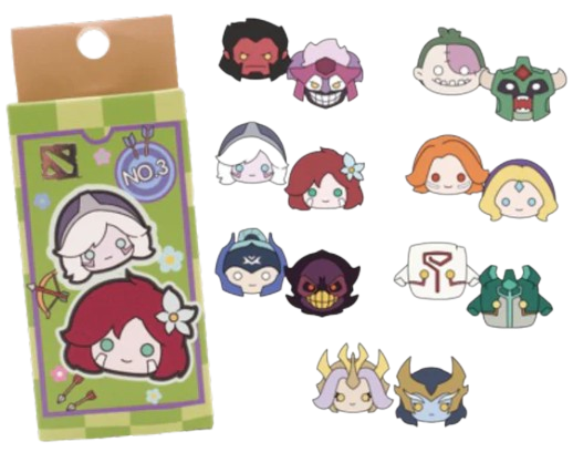 Dota 2 Hero Pin 3.0 Blind Box