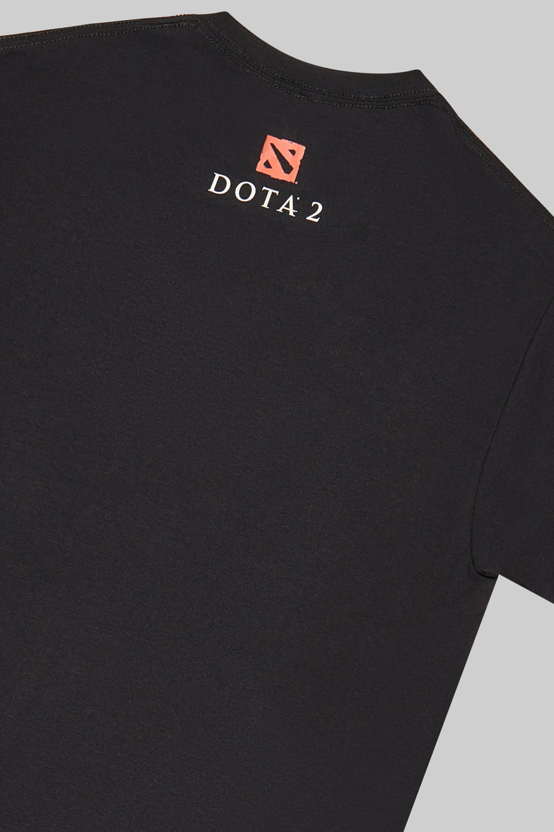 Dota2 Group Short Sleeve T-Shirt Black