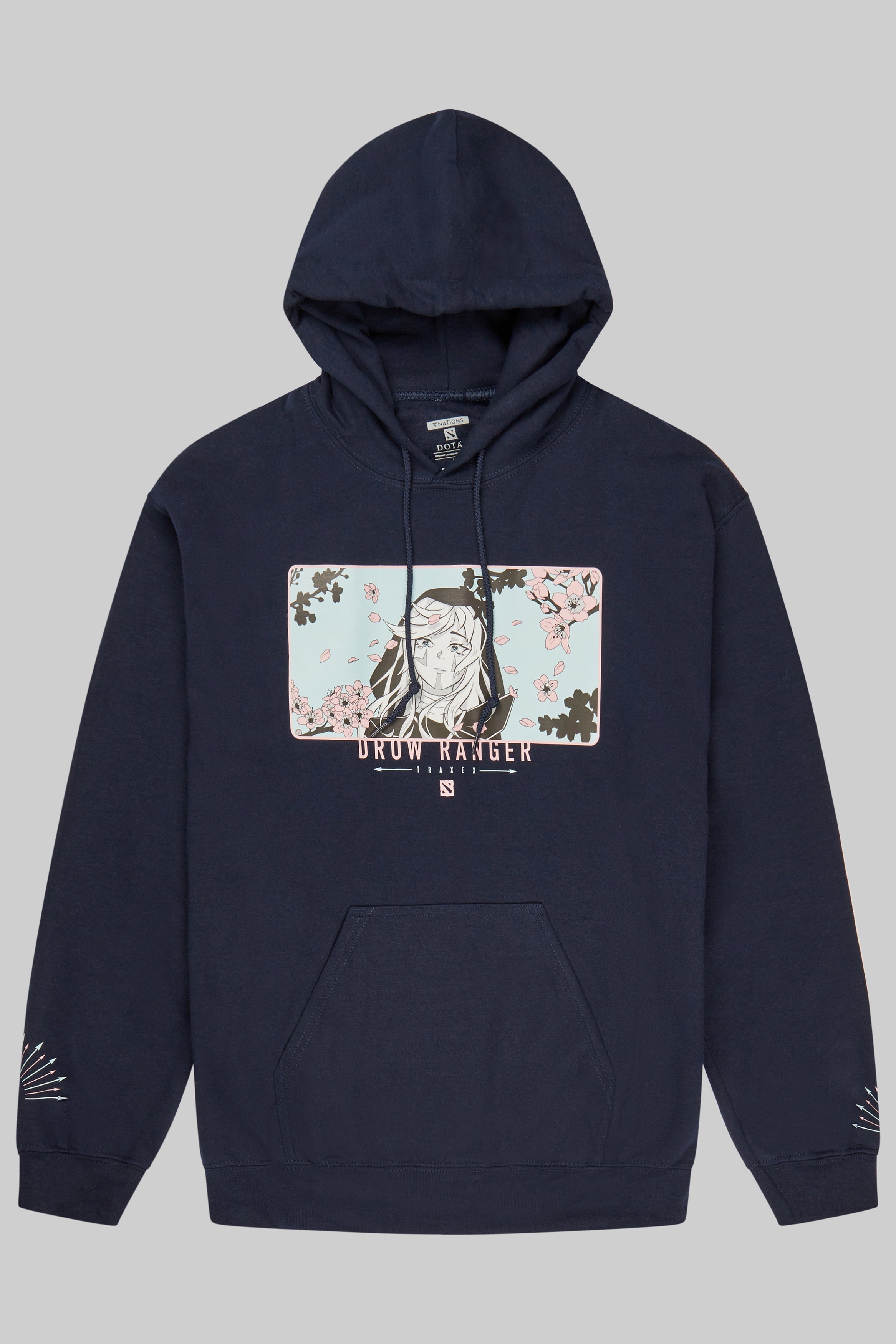 ENFOLD - エンフォルド 23SS BIG SILHOUETTE PULLOVER All-gender Fading Forest Organic Fleece Hoodie Sweatshirt